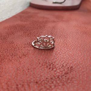 Unisex 925 Sterling Silver Unique Design Lotus Flower <b>Ring</b> New Arrival Pure Nature Inspired Bezel Setting for Weddings Parties - Product Image 2