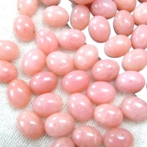 8mm 10mm Natural Pink Opal Oval Flatback Cabochons Venta al por mayor de piedras preciosas reales sueltas para la fabricación de joyas Tienda en línea Ahora fabricante - Product Image 1