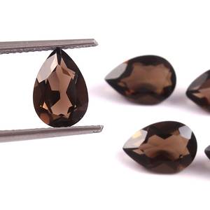 Pierres précieuses en Quartz fumé naturel, nouvelle collection pour la fabrication de bijoux, taillée en vrac, taille 9x6mm, prix en gros - Product Image 1