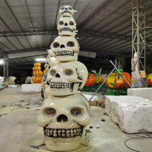 Entrée de Skullen <span class=keywords><strong>pour</strong></span> Halloween, entrée de conception de Skullen de 3.5M, belles conceptions de Skullen d'entrée - Product Image 4