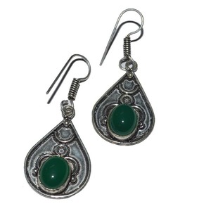 รับออนไลน์สีเขียวนิล Cab Earing: สีเขียวนิล Cab ต่างหูสำหรับขาย - Product Image 1