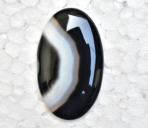 Banded Agate Cabochon High Quality Bandedd Agate Gemstone For Jewellery Making handmade Gemstone Banded Agate Gems Cabochon - Product Image 1