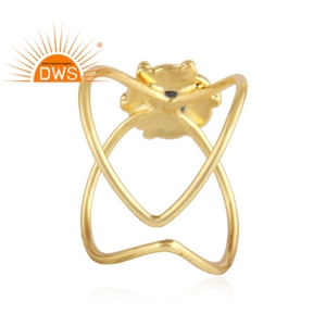 Anillo de Labradorita Brillante, Proveedor de Joyería de Piedras Preciosas, Chapado en Oro Amarillo, Plata 925, Anillo Antiguo, Colección Clásica - Product Image 3