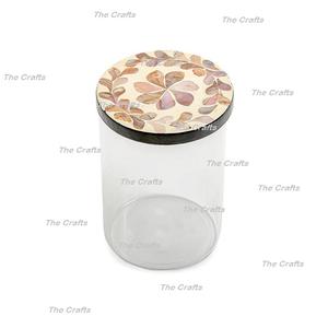 Acrylic Nuts Server <b>With</b> <b>Wooden</b> And Mother Of Pearl Work <b>Lid</b> Superior Quality Dessert Sweets Box At Best Price - Product Image 3