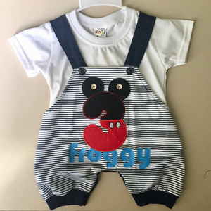 Vêtements pour bébé nouveau-né Combinaison pour bébé garçon Barboteuse pour nourrisson Barboteuse pour bébé garçon Fabriqué au Vietnam - Product Image 5