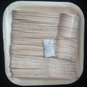 Platos y platos de cerámica bioactivos Stealth de hoja de areca higiénica 100%, respetuosos con el medio ambiente, saludables para usar, patrón de planta único para acampar - Product Image 3