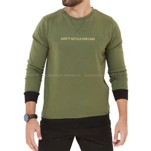 Nueva llegada sudaderas de diseño personalizado para los hombres al por mayor Sudadera de cuello redondo con impresión de logotipo personalizado para invierno y primavera - Product Image 1