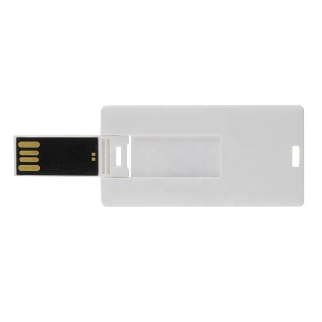Business Card USB Flash Drive 8GB USB 2.0 Encrypted Plastic in Stock