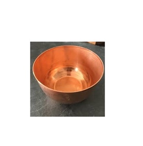 Ensembles de vaisselle en cuivre bol et taille personnalisée et emballage fait à la main et d'une seule pièce artisanat naturel avec vente - Product Image 1