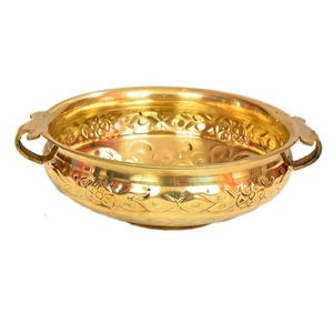 Urli en métal de forme arrondie martelé de qualité supérieure, dessus de Table fait à la main, Urli Design décoratif de qualité supérieure, Urli au meilleur prix - Product Image 1