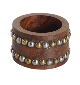 DESIGNER BEADED NAPKIN RING HANDMADE NAPKIN RING <b>FOR</b> WEDDING HOTEL <b>DINING</b> <b>TABLE</b> DECOR - Product Image 4