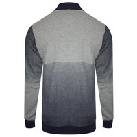 Veste universitaire homme color-block coupe droite en maille polyester-coton style baseball col rabattu décontractée pour l'automne