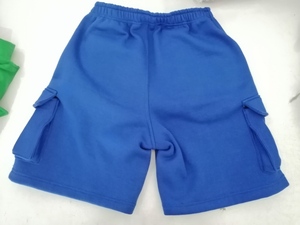 100% coton bio hommes Cargo Shorts respirant élégant coupe ample été Streetwear décontracté taille élastique toile matériel - Product Image 2