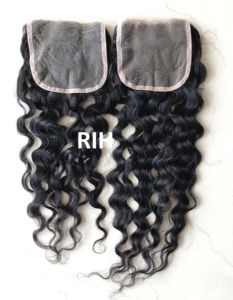 วิกผมคนสำหรับปิดแบบลอน4*4ทำจากลูกไม้เกรดวัดบราซิลเลียนจากอินเดีย - Product Image 4