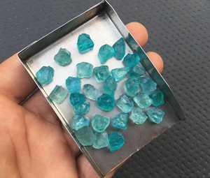 50 pièces d'apatite naturelle brute pierre lâche de manifestation créativité pierre précieuse non traitée brute - Product Image 3