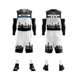 Uniforme de baloncesto para hombre, ropa deportiva de buena calidad con estampado personalizado, último diseño - Product Image 1