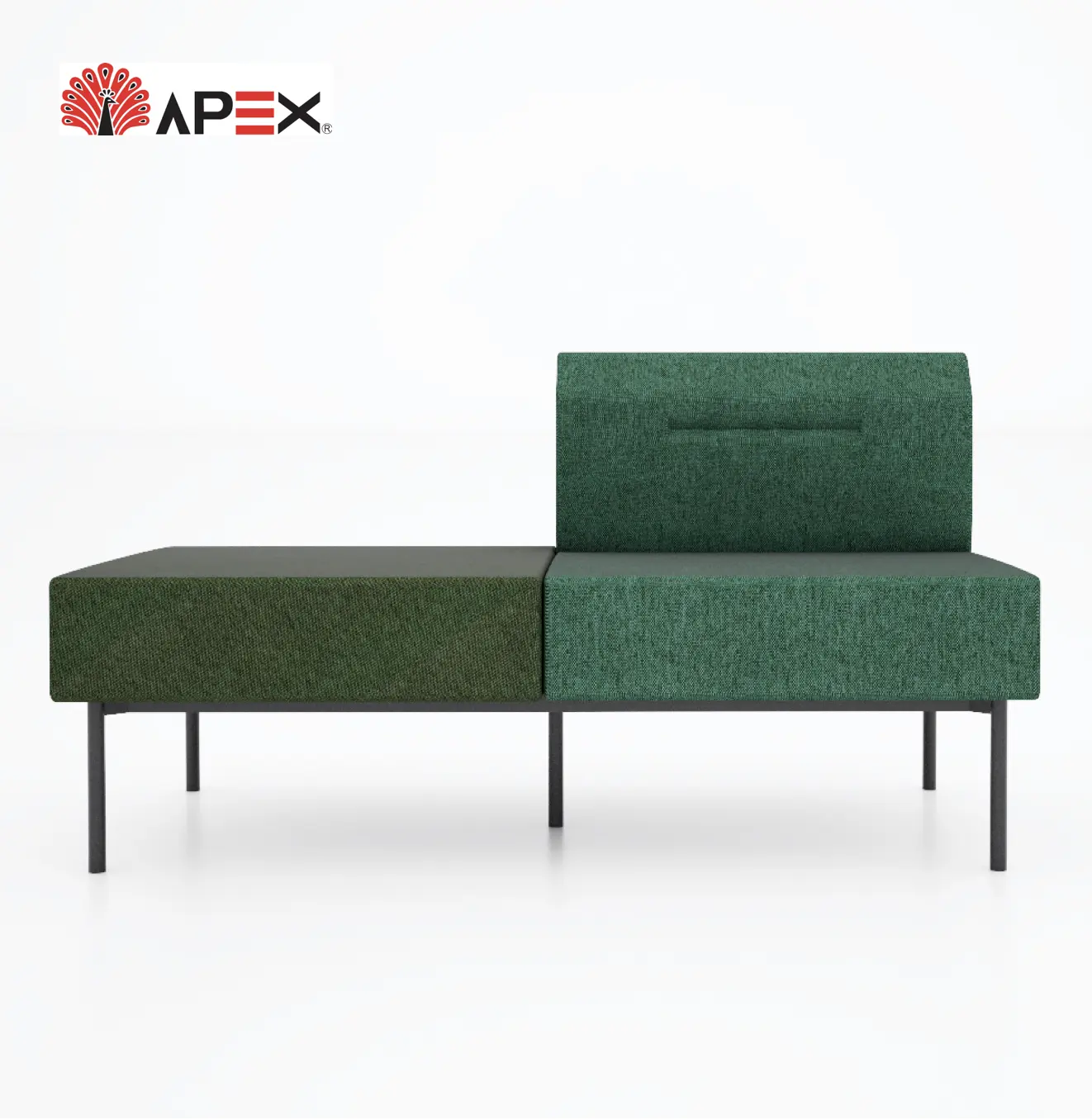 2021 Business Office Sofa Modern High Quality Fabric Full Cover Set for Waiting Area Reception Public Area