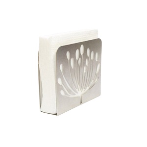 Porte-serviettes en métal en acier inoxydable avec un design élégant Parfait pour une utilisation de table lors des mariages Ustensiles de cuisine maison - Product Image 1