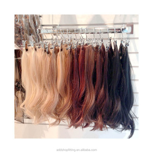 Exhibidor de Pelucas de Metal Resistente para Pared, Soporte para Extensiones de Cabello para Tienda o Salón - Product Image 1