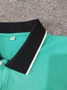 T-shirt polo à col montant, léger, à taille élastique, avec contraste personnalisé, nouveau design, service OEM, toile - Product Image 4