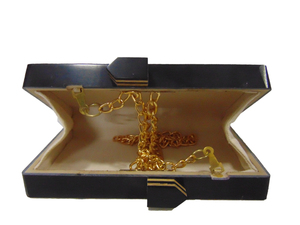 คลัทช์เรซิ่นทำมือสีขาวดำ - Product Image 4