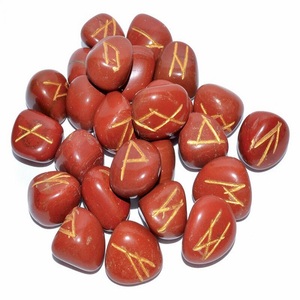 Ensemble de Rune de jaspe rouge poli, cristaux de guérison naturels gravés ensemble de Rune de jaspe rouge/acheter chez Elegant Agate - Product Image 1