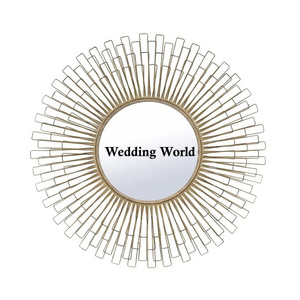 Espejo de pared de metal de primera calidad hecho a mano espejo de diseño artículos para el hogar clásico elegante al por mayor diseñador nuevo espejo de metal - Product Image 6