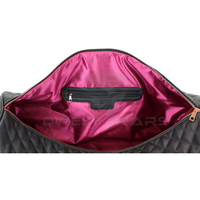 Sac en cuir matelassé pour femme, sac de week-end de luxe, housse de nuit, grande qualité, Large mode