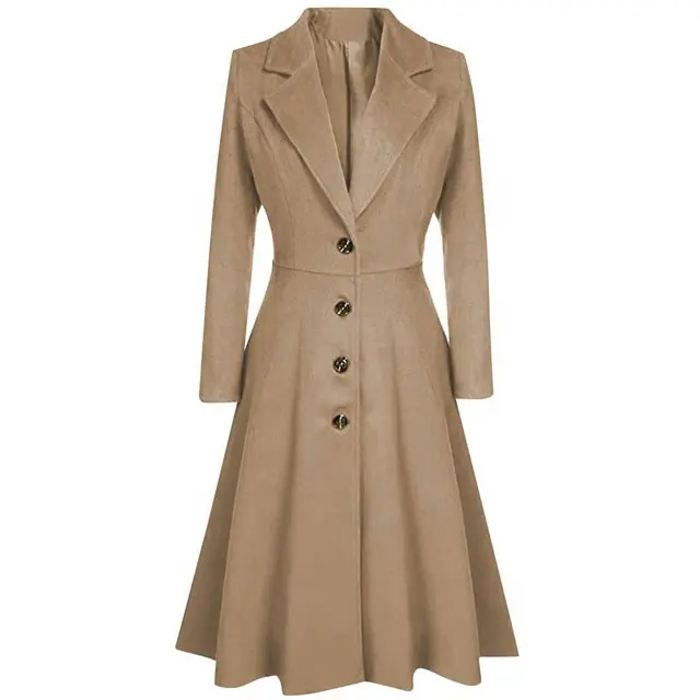 2022 Women winter business long leather coat fashion slim coat ladies leather coats