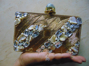 Cases for Sale Brass Clutch Vintage <b>Bags</b> Handbags - Product Image 2