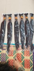 100% naturel brut indien Remy cheveux simple donneur vierge cuticule aligné droit ondulé bouclés en vrac 100% cheveux humains Templehair doux - Product Image 5