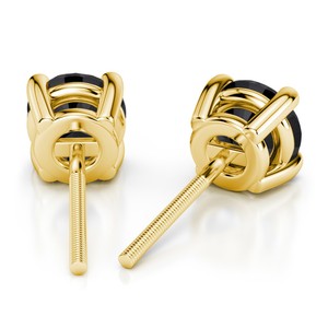 ต่างหูเม็ดกลมสีทอง18K สำหรับเป็นของขวัญครบรอบ - Product Image 2