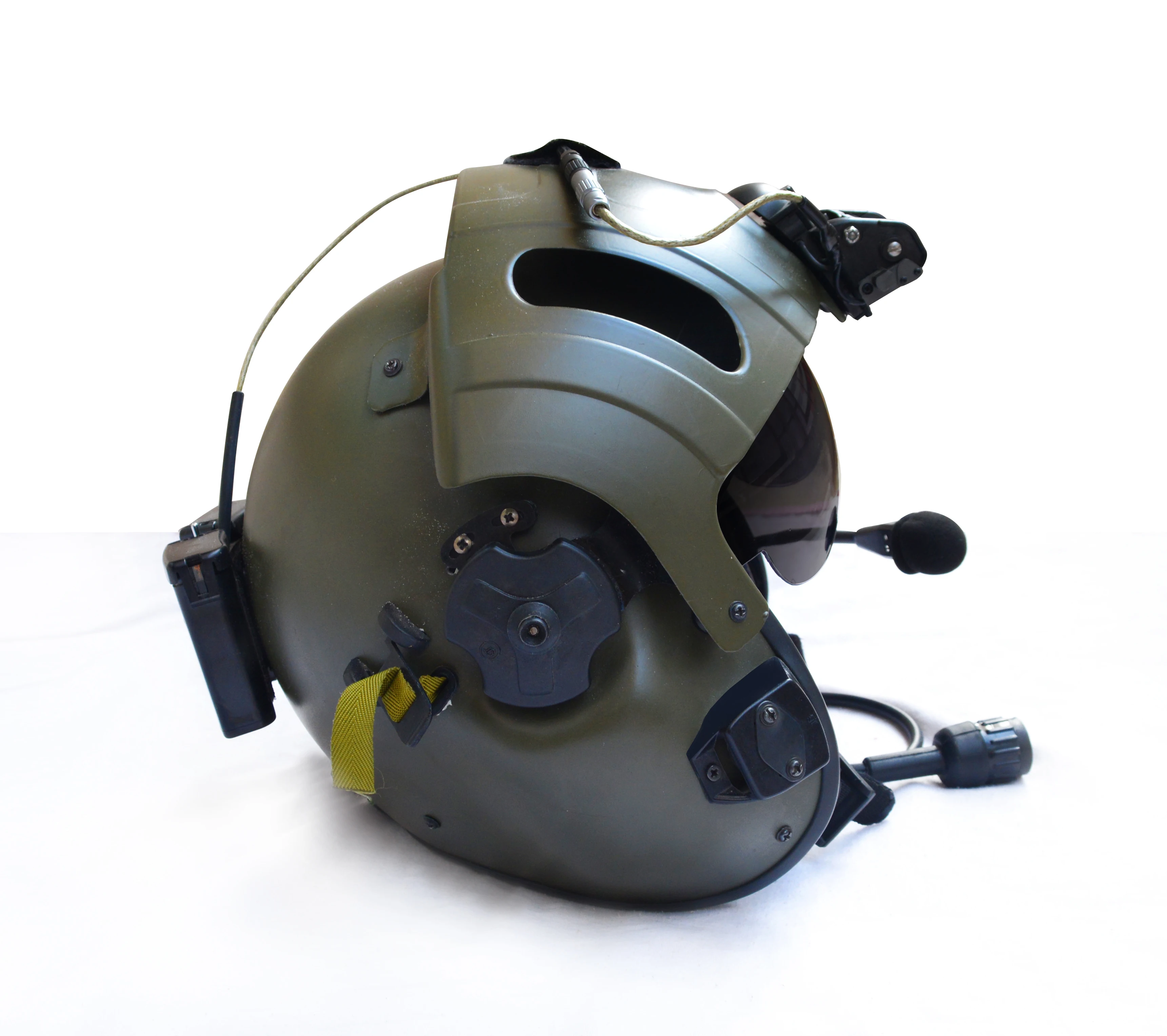 Night vision compatible light weight aircraft flying pilot tactical helmet ( aviation helmet