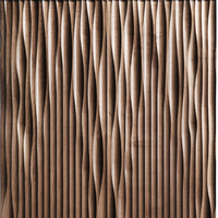 Vente flash Panneau mural acoustique intérieur en bois sculpté 3D en PVC Décoratif pour la maison Campagne