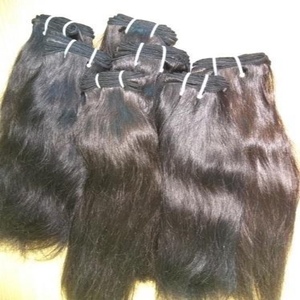 ผมมนุษย์ผมตรงแบบไม่ผ่านกระบวนการผมธรรมชาติจากอินเดียสำหรับ100% - Product Image 1