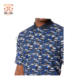 Polo de Golf personalizado para hombre, camisa de manga corta con logotipo impreso bordado, ropa de trabajo, solapa, logotipo personalizado - Product Image 6