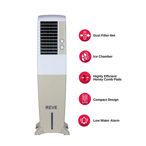 Enfriador de Aire de Torre de 50 Litros con Diseño Moderno, Compatible con Inversor, con Alarma de Agua Baja - Product Image 2