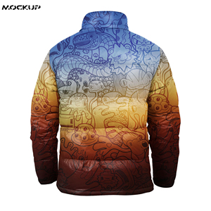 Nuevo estilo de personalización OEM fabricante de ropa para hombres de invierno de talla grande chaquetas acolchadas impermeables con logotipo personalizado - Product Image 4