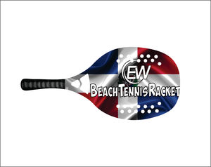 Raquettes de beach tennis et de padel sur mesure avec logos en fibre de carbone et verre, combinaisons de couleurs, poids 310-330g, longueur 50cm - Product Image 6