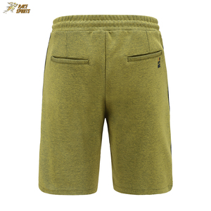 Short de sport d'été pour hommes de grande taille Sweat personnalisé avec ceinture élastique confortable Tricot polaire Motif solide Style décontracté - Product Image 2