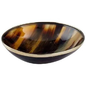 Bol en forme de corne du service indien, 1 pièce, fait à la main, promo, naturel, nouveau, style corne de luxe pour cuisine, hôtel, Restaurant, fête - Product Image 2