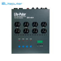 Liteputer - Paquete de 4 Canales de Atenuación de 30A con Control DMX512 para Luces de Escenario, AC100-240V, 1 Año de Garantía