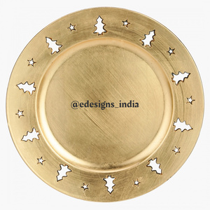 Haute qualité galvanisé à la main pour plaque de chargeur nouveauté indien élégant Top vente écologique fournisseur d'assiettes de service - Product Image 4