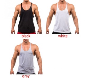 Débardeur de sport slim pour homme, sans manches, séchage rapide, respirant, tricoté, imprimé, grande taille, OEM 2026 - Product Image 3