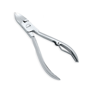 <b>Toe</b> Nail Nipper Cutters Clippers Double Action Heavy Duty Spring Barrel Podiatry Professional Pedicure Tools Metal Wide Jaw - Product Image 4