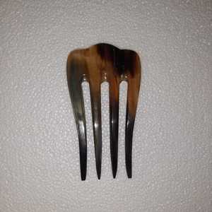 Peigne en corne de buffle naturel - Product Image 1