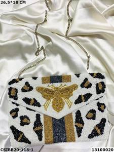 Banjara Boho Sac de soirée en perles de créateur fait à la main pour dames pour les occasions de mariage - Product Image 4