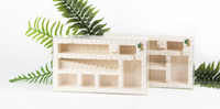 Fourmilière de taille moyenne style Empire des fourmis, style égyptien classique, en plastique écologique, 18,7x4,8x10,7cm, toutes saisons
