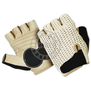 Gants de moto en cuir de chèvre, accessoires de course - Product Image 3