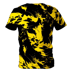 เสื้อยืดคอกลมสำหรับผู้ชายทรงโอเวอร์ไซส์ผ้าฝ้ายระบายอากาศพิมพ์ลายพิมพ์ซับลิเมชันกำหนดเองโลโก้ - Product Image 6